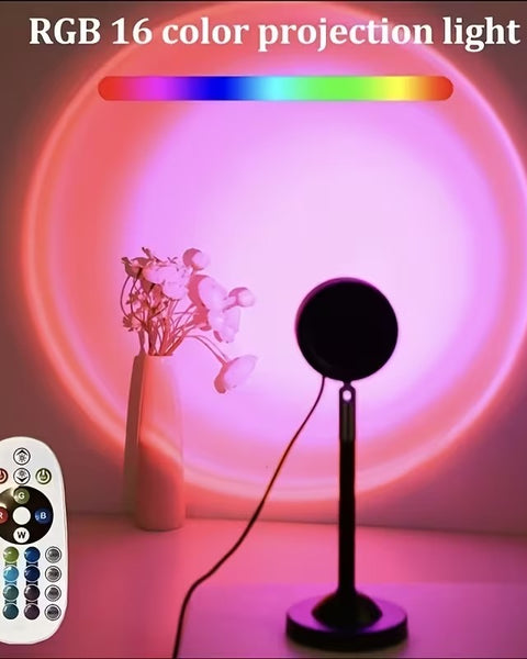 RGB Sunset Lamp with Remote Control