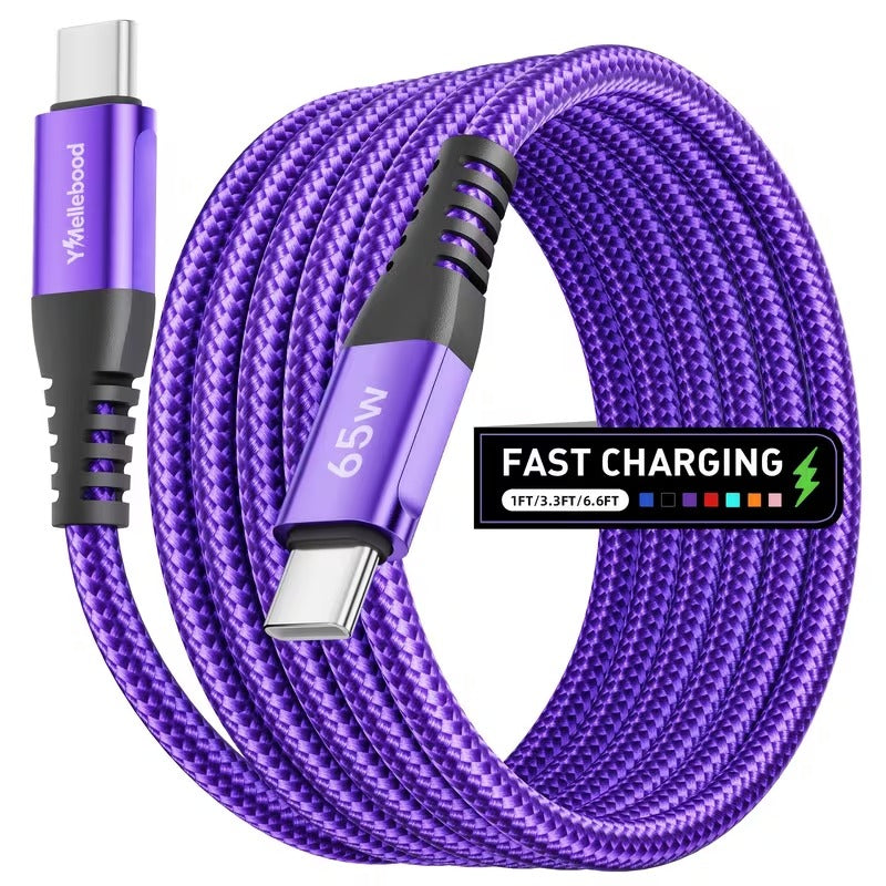 65W Type C to Type C Fast Charge Cable