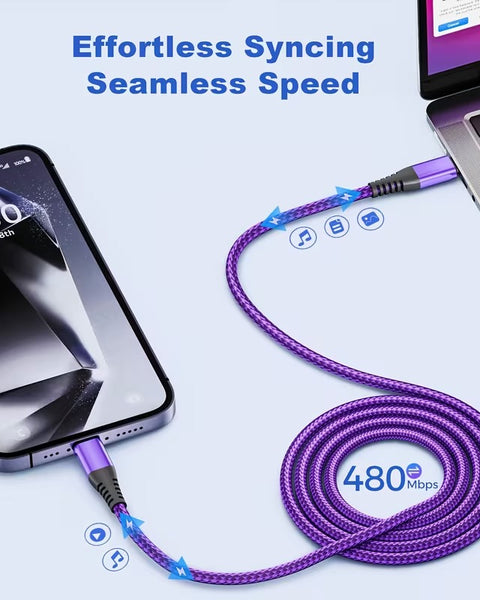 65W Type C to Type C Fast Charge Cable