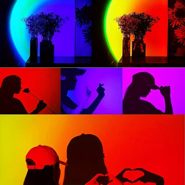 RGB Sunset Lamp with Remote Control