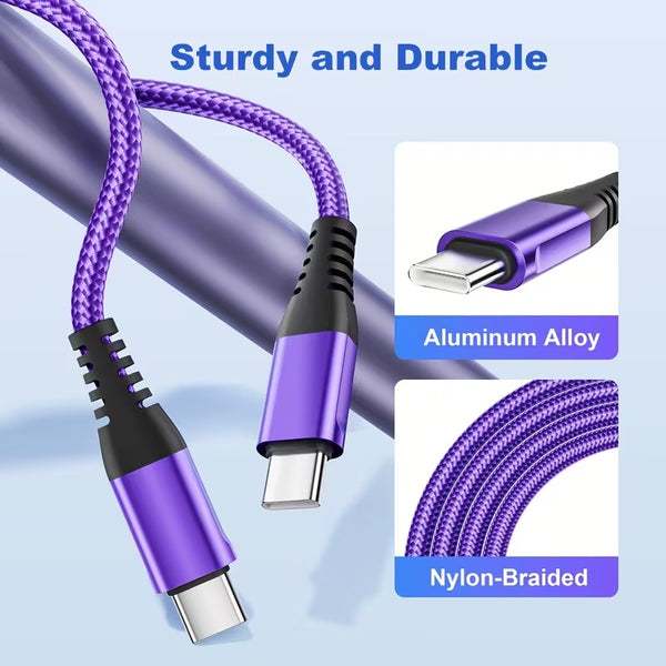 65W Type C to Type C Fast Charge Cable