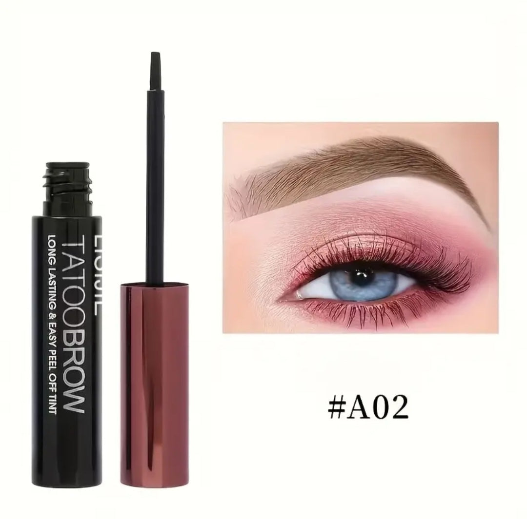 Eyebrow Dye, Waterproof and Sweat-Proof, Long-Lasting Color That Doesn't Wash Away, for Both Men and Women, Black and Brown