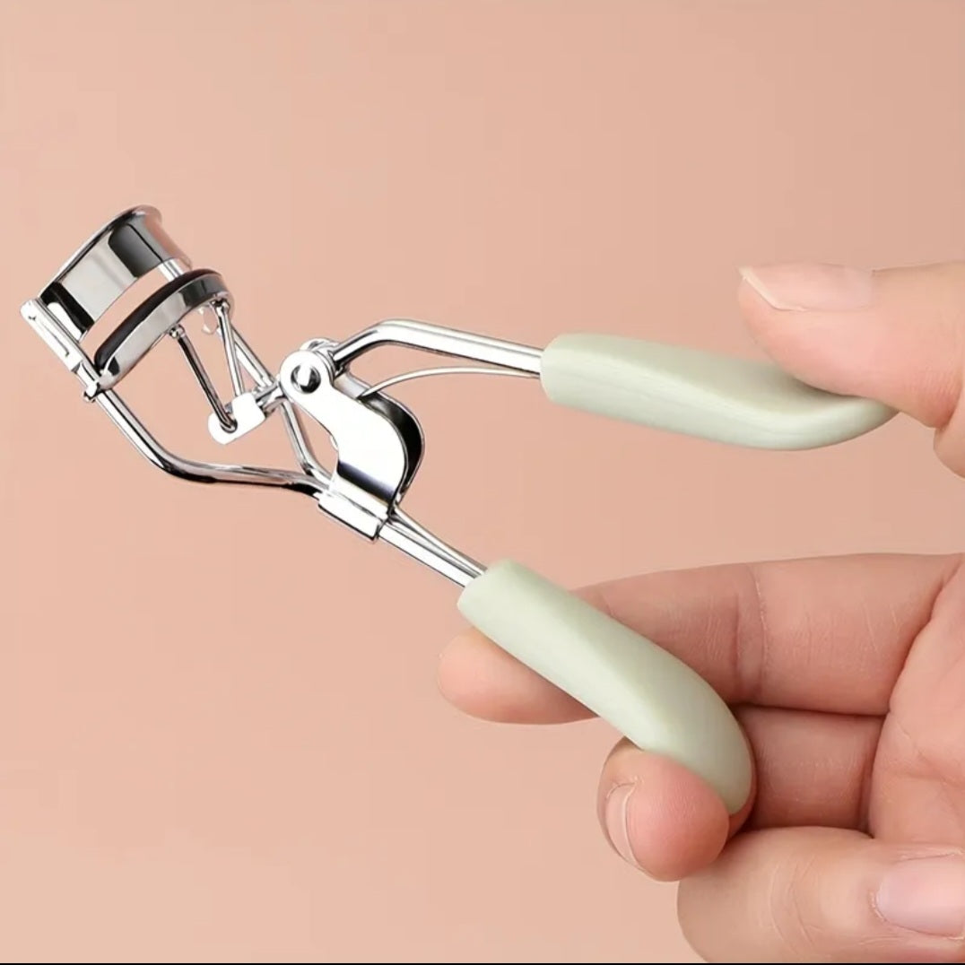 Premium Stainless Steel Eyelash Curler - Quick Natural Curl for All Eye Shapes, Long-Lasting Lift and Lengthening Tool