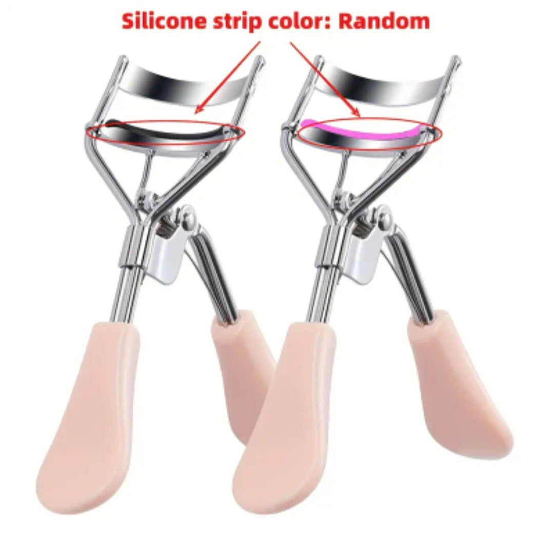 Premium Stainless Steel Eyelash Curler - Quick Natural Curl for All Eye Shapes, Long-Lasting Lift and Lengthening Tool